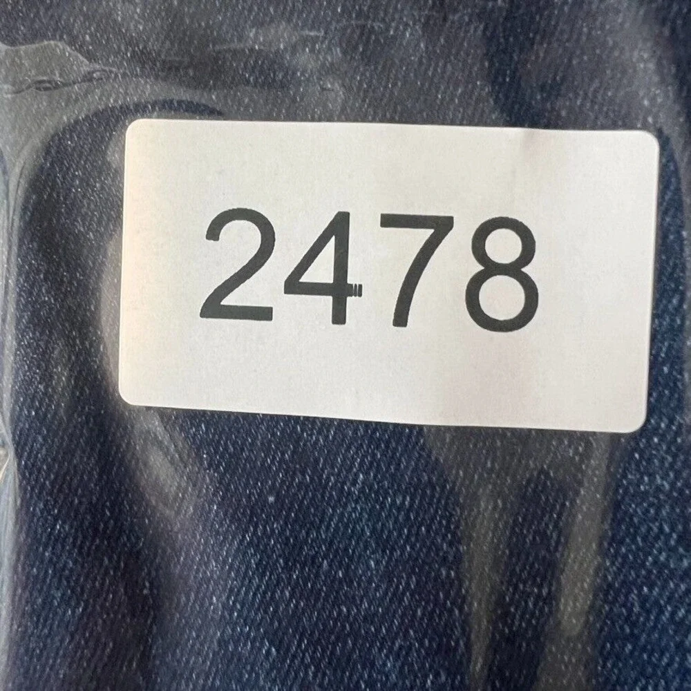 M SOCIETY Men's Jeans Skinny SIZE 38X32 BLUE MOTO‎ Distressed